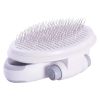 Pet Life 'Gyrater' Travel Self-Cleaning Swivel Grooming Slicker Pet Brush