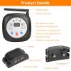 328FT Electric Wireless Dog Fence System With GPS Location Monitor Collar Receiver